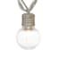 40-Count UL G40 Globe Light Set, Taupe Wire