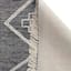(B711) Honeybloom Grey Area Rug, 7x10