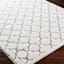 (B746) Elenor Ivory Geometric Area Rug, 8x10