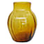 Honeybloom Amber Glass Vase, 5.5"