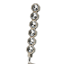 Silver Crystal Wedding Cake Server & Knife Set