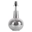 Laila Ali Grey Glass Round Accent Lamp Base, 16"