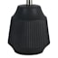 Tracey Boyd Matte Black Textured Small Lamp Base, 13"