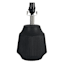 Tracey Boyd Matte Black Textured Lamp, 13"