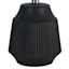 Tracey Boyd Matte Black Textured Lamp, 13"