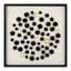 Crosby St. Glass Framed Clay Deco Wall Art, 20"