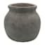 Grey Round Triangle Outdoor Planter, Medium