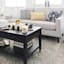 Black & White Woven Decorative Tray, 20x15