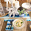 Ty Pennington Natural Wood 3-Plate Candle Holder