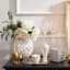 Providence Black & White Greek Key Table Decor, 4"