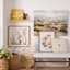 Honeybloom Glass Framed Floral Print Wall Art, 19x25
