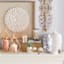 White Textured Ginger Ceramic Jar, 13"