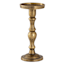 Gold Pillar Candle Holder, 10"