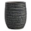 Ancient Black Round Planter, Medium
