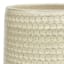 Honeybloom Honeycomb Tall White Outdoor Planter, Medium