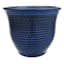Providence Blue Honeycomb Outdoor Planter, Large