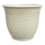 Providence White Honeycomb Outdoor Planter, Medium