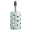 Found & Fable Teal Ceramic Cutout Accent Lamp, 14"