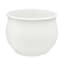 Providence Indoor White Cabbage Ceramic Pot, Medium