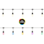 10-Count 8-Function Color Changing Edison Bulb String Light Set