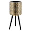 Found & Fable Bronze Metal Bamboo Planter Stand, Small