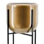 Round Bronze Metal Plant Stand, 25.8"