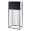 Black Metal Rectangle Planter Stand, Medium