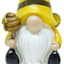 Bee Gnome Outdoor Garden Statue, 8"