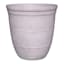 Honeybloom Ares White Stone Outdoor Planter, 14"
