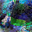 Blue & Green Mosaic Glass Garden Gazing Ball, 10"