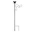 Bronze Metal Butterfly Shepard's Hook, 48"