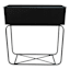 Black Metal Planter Stand, Small