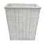 Honeybloom Green Square Woven Outdoor Planter, Medium