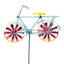 Metal Bicycle Spinner Yard Stake, 40"
