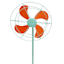 Metal Wind Spinner Yard Pick, 48"
