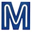 Tiny Dreamers 6" Blue LED Monogram Letter, M