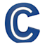 Tiny Dreamers 6" Blue LED Monogram Letter, C
