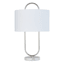 Laila Ali Silver Accent Lamp with Shade, 21"