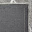 (C131) Grey & White Diamond Tufted Area Rug, 5x7