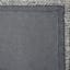 (B771) Crosby St. Gravel Grey Textured Area Rug, 5x7