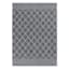 (B772) Found & Fable Tribal Grey Diamond Design Area Rug, 5x7