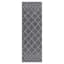 (B772) Found & Fable Tribal Grey Diamond Design Runner, 2x6