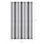 (D551) Honeybloom Flatweave Ivory & Black Striped Area Rug, 5x7