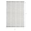 (D552) Honeybloom Flatweave Ivory & Beige Fringe Area Rug, 5x7