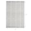 (D552) Honeybloom Flatweave Ivory & Beige Fringe Area Rug, 8x10