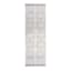 (D552) Honeybloom Flatweave Ivory & Beige Fringe Runner, 2x7