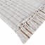 (D552) Honeybloom Flatweave Ivory & Beige Fringe Runner, 2x7
