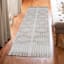 (D552) Honeybloom Flatweave Ivory & Beige Fringe Runner, 2x7