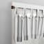 Pelham Grey Tier Curtain Panel Set, 54x36