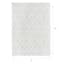 (B813) Ivory Diamond Tufted Shag Area Rug, 8x10